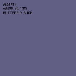 #625F84 - Butterfly Bush Color Image